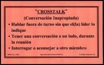 #5009S "Crosstalk" : Conversacion Inapropiada