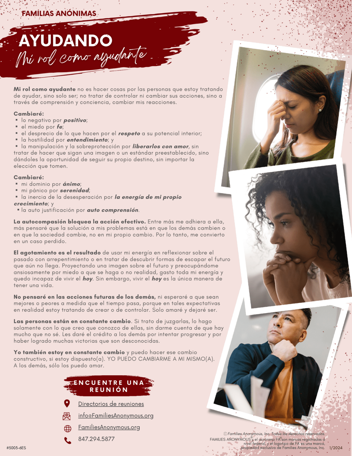 Helping – SPANISH
